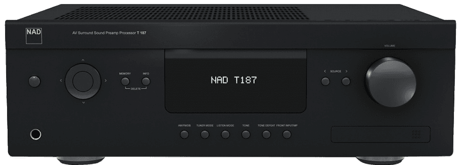 Front view NAD T 187